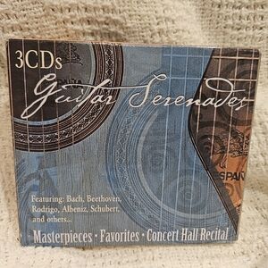 Guitar Serenades 3 CD's Bach Beethoven Rodrigo Albeniz Schubert